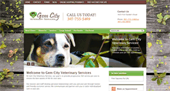 Desktop Screenshot of gemcityvet.com