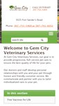 Mobile Screenshot of gemcityvet.com